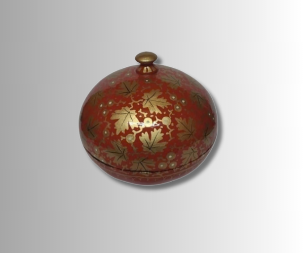 PAPIER MACHIE POWDER BOX